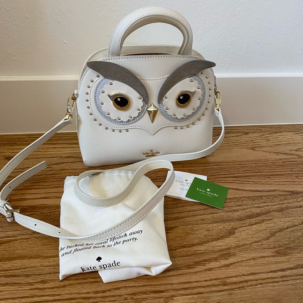 Kate spade owl Lottie star bright crossbody purse NWT